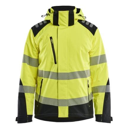 BLAKLADER 440025133399XXL - Veste softshell haute-visibilité hiver Jaune/Noir