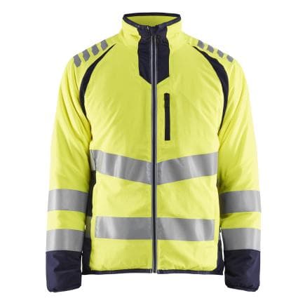 BLAKLADER 449819153389XXL - Veste isolante Evolution haute visibilité Jaune/Bleu marine
