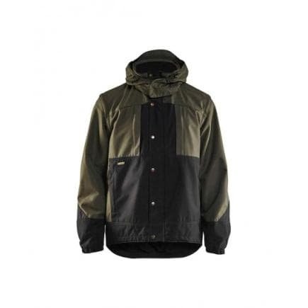 BLAKLADER 485419774699M - Veste Paysagiste Vert armée/Noir