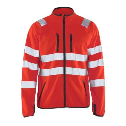 BLAKLADER 490625125500XXXL - Veste softshell haute-visibilité Rouge