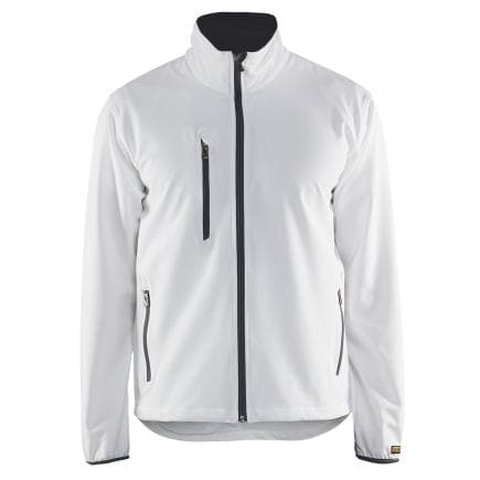 BLAKLADER 495225181094XS - Veste Softshell stretch 2D Blanc/Gris clair