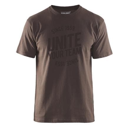 BLAKLADER 919710427899XL - T-shirt èdition limitée Unite Marron/Noir