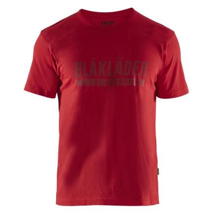 BLAKLADER 921510425600L - T-shirt limité avec imprimé Blåkläder Rouge