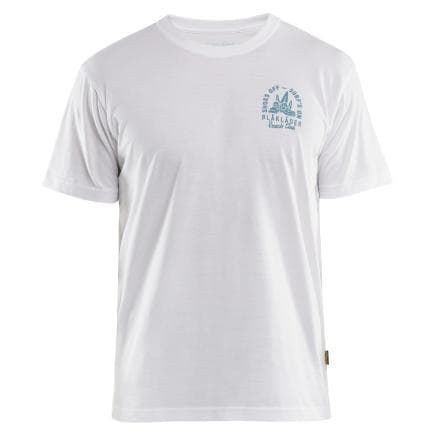 BLAKLADER 941910421000M - T-shirt Blåkläder Beach Club Blanc