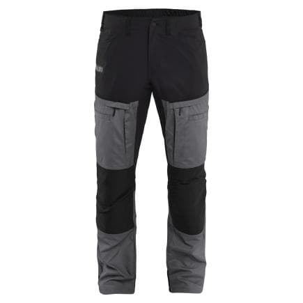 BLAKLADER 145618459699C54 - Pantalon Service stretch Gris moyen/Noir