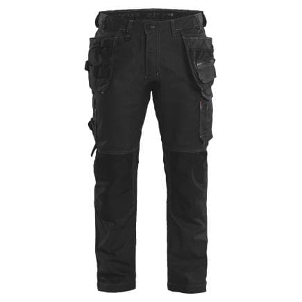 BLAKLADER 175011419900C50 - Pantalon artisan denim stretch avec poches flottantes Noir