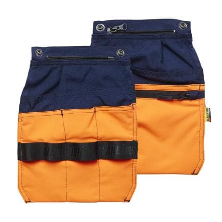 BLAKLADER 217019488953L/XL - Poches à clous amovibles Marine/Orange