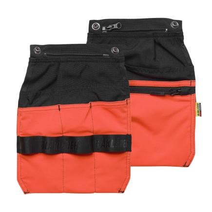 BLAKLADER 217019489955L/XL - Poches à clous amovibles Noir/Rouge