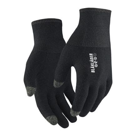 BLAKLADER 299914139900S - Sous-gants de travail hiver tactiles en laine Supreme Warm Noir