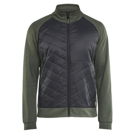 BLAKLADER 341825334199M - Sweat Hybrid Vert foncé/Noir