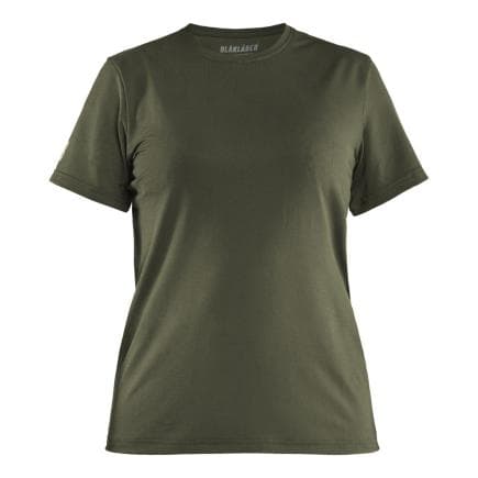 BLAKLADER 342611264209XL - T-shirt anti-UV femme Vert forêt