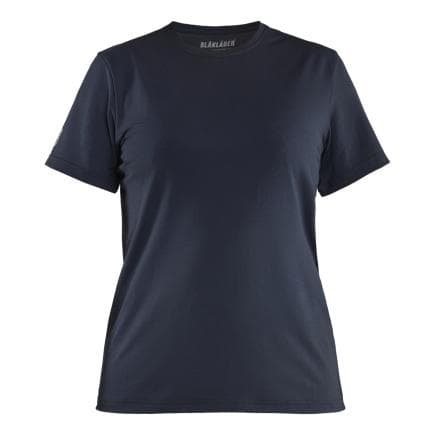 BLAKLADER 342611268600S - T-shirt anti-UV femme Marine foncé