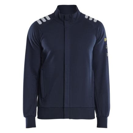 BLAKLADER 345317628900XL - Sweat zippé retardant flamme Marine