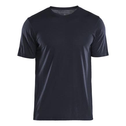 BLAKLADER 353617438600XL - T-shirt en laine mérinos Marine foncé