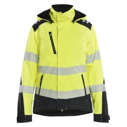 BLAKLADER 440125133399M - Veste softshell haute-visibilité doublée femme Jaune fluo/Noir
