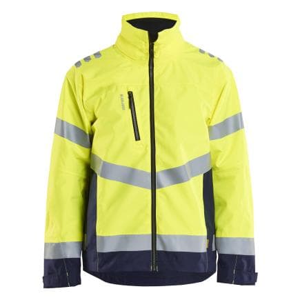 BLAKLADER 476019773389XL - Veste hardshell haute-visibilité Jaune fluo/Marine