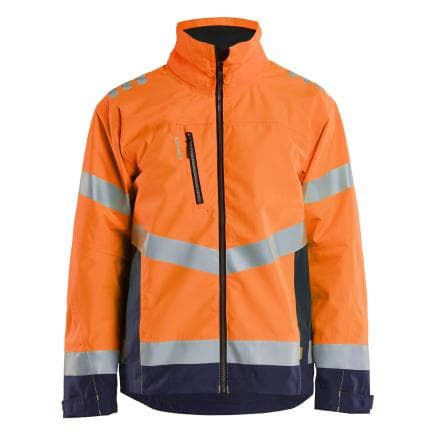 BLAKLADER 476019775389L - Veste hardshell haute-visibilité Orange/Marine