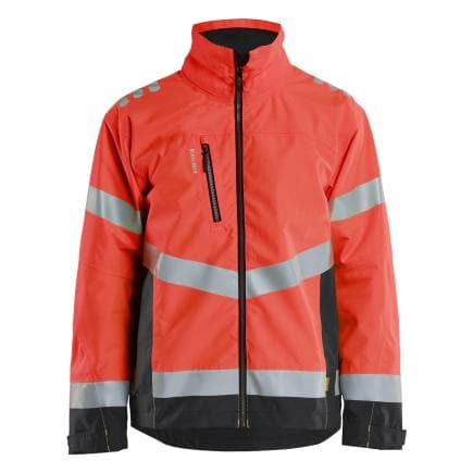 BLAKLADER 476019775599L - Veste hardshell haute-visibilité Rouge/Noir