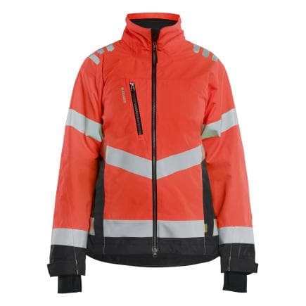 BLAKLADER 476119775599S - Veste hardshell imperméable haute-visibilité femme Rouge/Noir