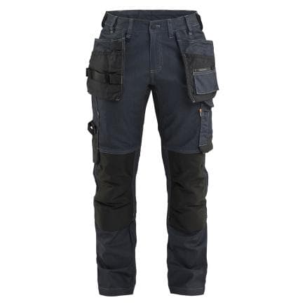 BLAKLADER 713211418999C38 - Pantalon de travail artisan stretch femme Marine bleu/Noir