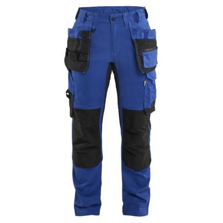BLAKLADER 713218328599C42 - Pantalon artisan stretch femme Bleu roi/Noir