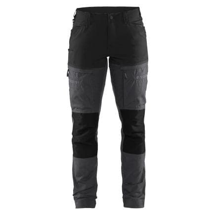 BLAKLADER 716618459699C38 - Pantalon Service stretch femme Gris moyen/Noir