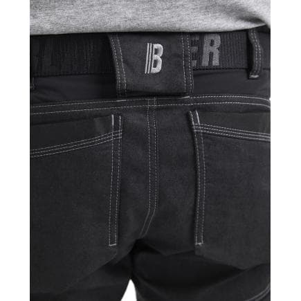 BLAKLADER 175111419900C50 - Pantalon artisan denim stretch, noir