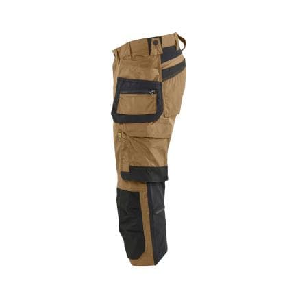BLAKLADER 175418327699C54 - Pantacourt stretch 2D, nougat/noir