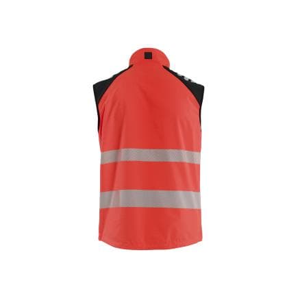 BLAKLADER 309125135599M - Gilet softshell haute-visibilité, rouge fluo/noir