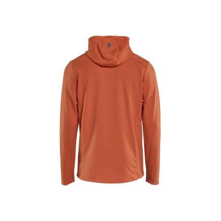 BLAKLADER 359425475401XXL - Sweat zippé à capuche, orange/rouille