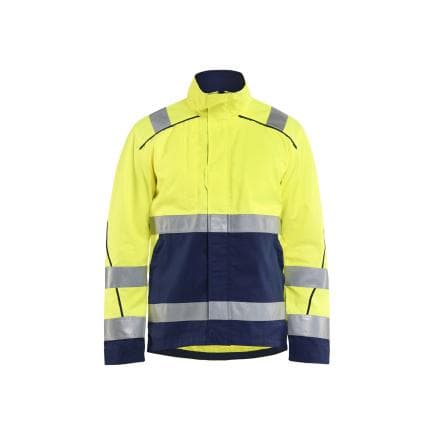 BLAKLADER 442919053389M - Veste haute-visibilité, jaune fluo/marine
