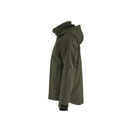 BLAKLADER 448419174298XXL - Veste hiver stretch 4D, vert forêt/noir