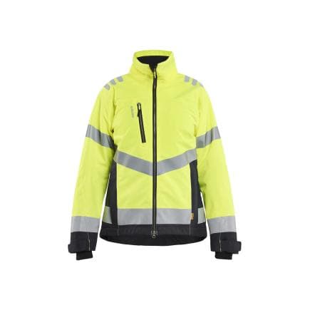 BLAKLADER 476219773399M - Veste hiver haute-visibilité légère femme, jaune fluo/noir