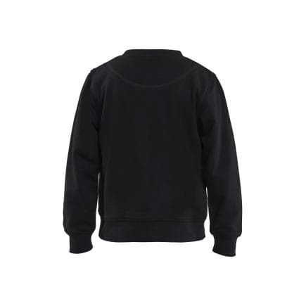 BLAKLADER 520511589933158/164 - Sweat enfant, noir/jaune fluo