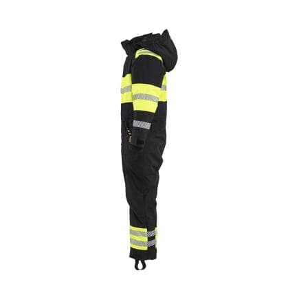 BLAKLADER 521519779933110/116 - Combinaison hiver enfant, noir/jaune fluo