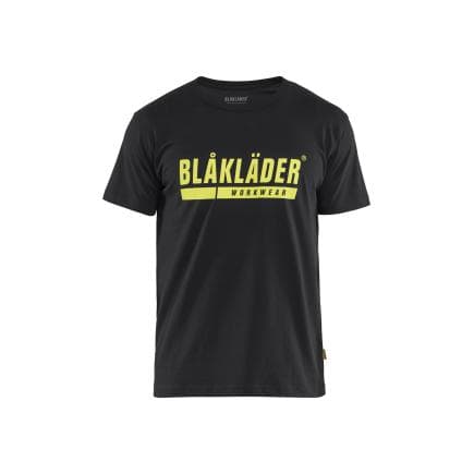 BLAKLADER 921510429933XL - T-shirt, noir/jaune fluo