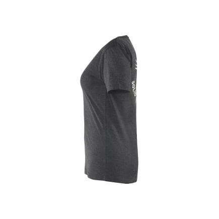BLAKLADER 942310539991S - T-shirt Eagle femme, noir/gris clair