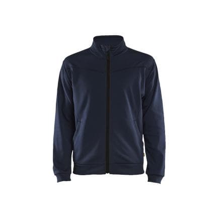BLAKLADER 336225268699XXL - Sweat zippé Marine foncé/Noir