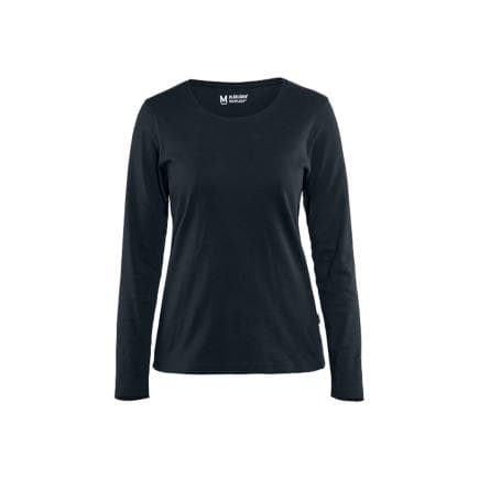 BLAKLADER 330110328600M - T-shirt manches longues femme Marine foncé