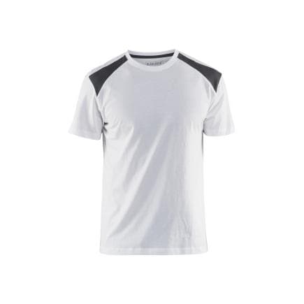 BLAKLADER 337910421098L - T-shirt Blanc/Gris foncé