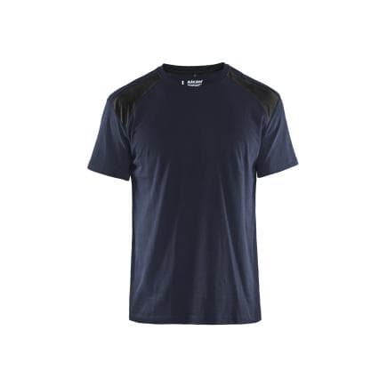 BLAKLADER 337910428699L - T-shirt Marine foncé/Noir