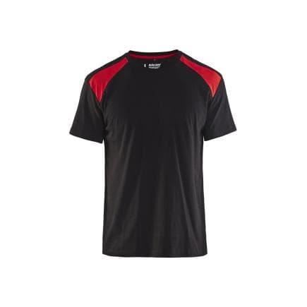 BLAKLADER 337910429956M - T-shirt Noir/Rouge