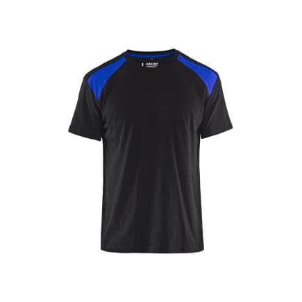 BLAKLADER 337910429985XXXL - T-shirt Noir/Bleu roi