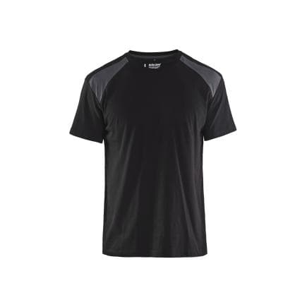 BLAKLADER 337910429996S - T-shirt Noir/Gris moyen