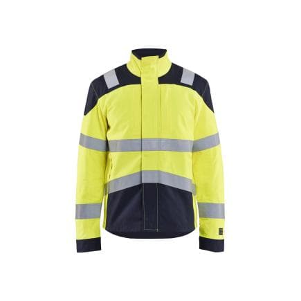 BLAKLADER 408915123389S - Veste multinormes inhérent Jaune fluo/Marine