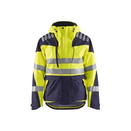 BLAKLADER 449019243389XL - Veste hardshell Hi-Vis Evolution Jaune/Marine