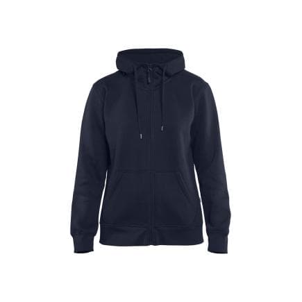 BLAKLADER 339510488800M - Sweat zippé à capuche femme Marine