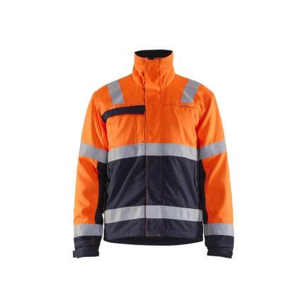 BLAKLADER 406915135389S - Veste Hi-Vis multinormes inhérent Orange/Marine