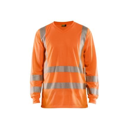 BLAKLADER 338510135300XXXL - T-shirt manches longues haute-visibilité anti-UV Orange