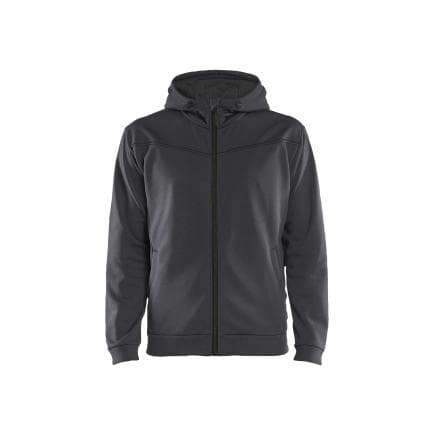 BLAKLADER 336325269699L - Sweat zippé à capuche Gris moyen/Noir